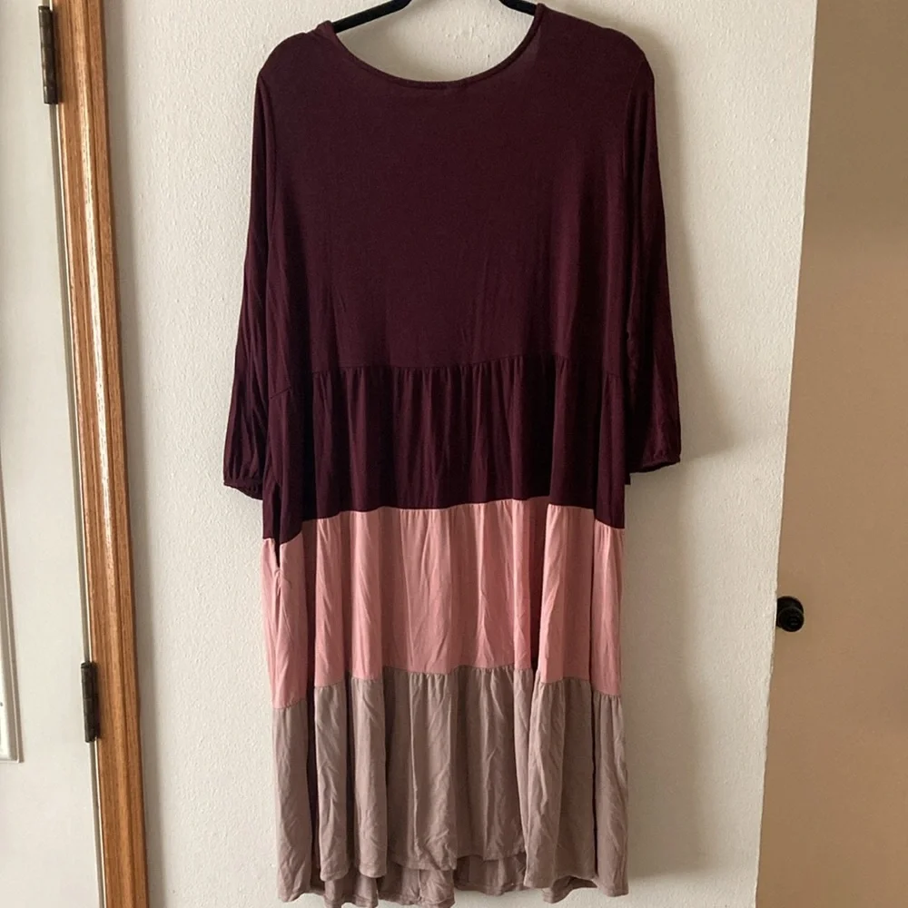 Agnes & Dora Women’s Dress Pink/Red Size XXXL #1505 #1506 - Picture 5 of 5